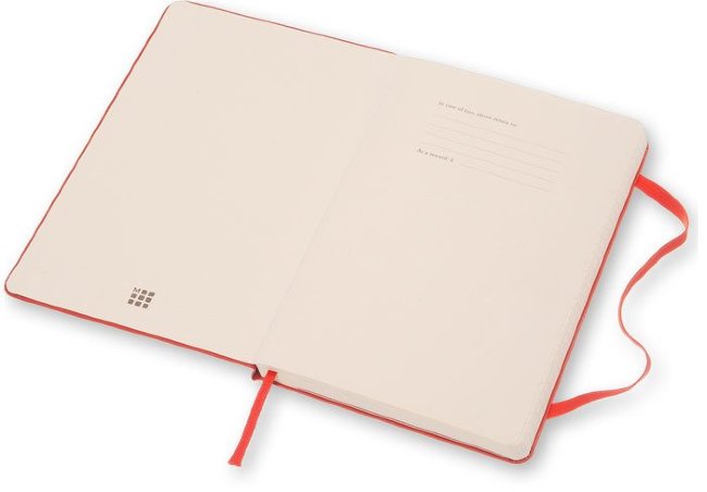Еженедельник Moleskine CLASSIC WKNT LARGE, A5, оранжевый