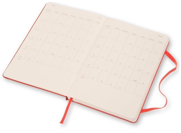 Еженедельник Moleskine CLASSIC WKNT LARGE, A5, оранжевый