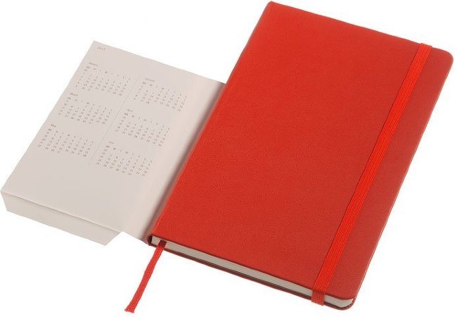 Еженедельник Moleskine CLASSIC WKNT LARGE, A5, оранжевый