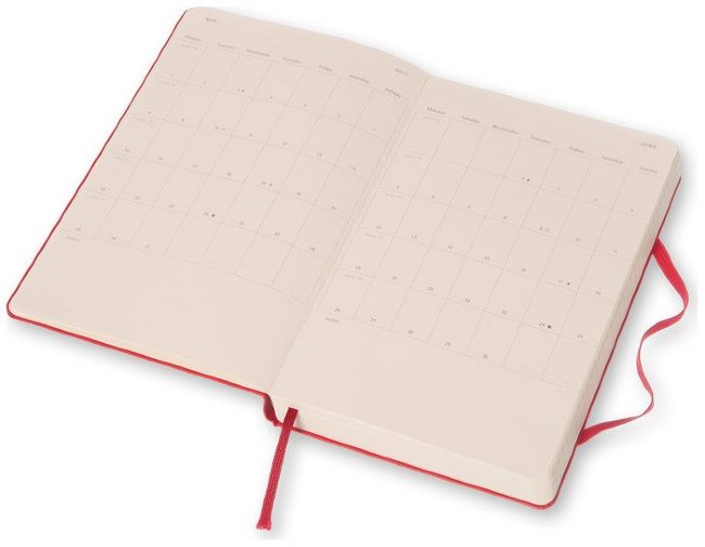 Ежедневник Moleskine CLASSIC DAILY LARGE, A5, красный Ежедневник Moleskine CLASSIC DAILY LARGE, A5, красный