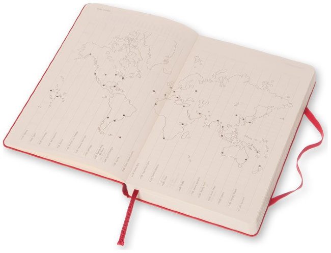 Ежедневник Moleskine CLASSIC DAILY LARGE, A5, красный Ежедневник Moleskine CLASSIC DAILY LARGE, A5, красный