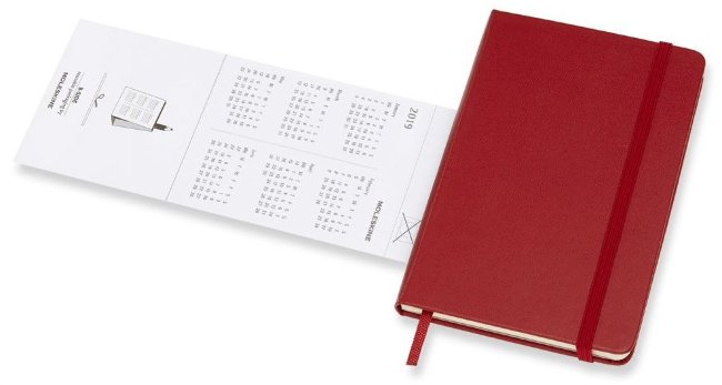 Еженедельник Moleskine CLASSIC WKLY Pocket, красный Еженедельник Moleskine CLASSIC WKLY Pocket, красный
