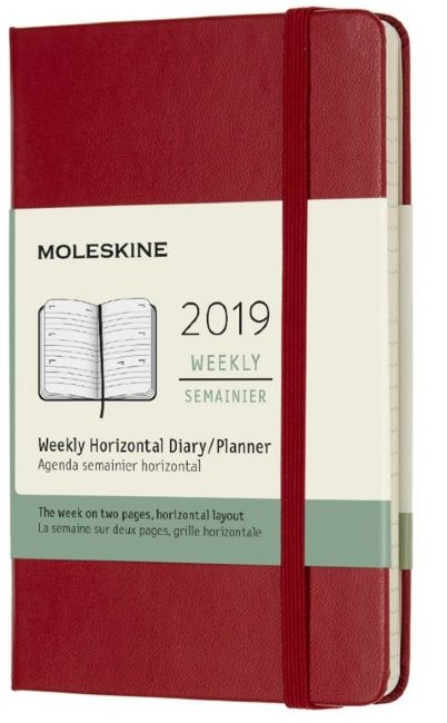 Еженедельник Moleskine CLASSIC WKLY Pocket, красный Еженедельник Moleskine CLASSIC WKLY Pocket, красный