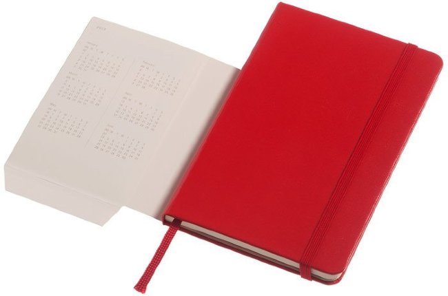 Еженедельник Moleskine CLASSIC WKNT POCKET, A6, красный
