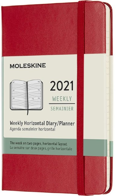 Еженедельник Moleskine CLASSIC WKLY Pocket 90x140мм 144стр. красный Еженедельник Moleskine CLASSIC WKLY Pocket 90x140мм 144стр. красный