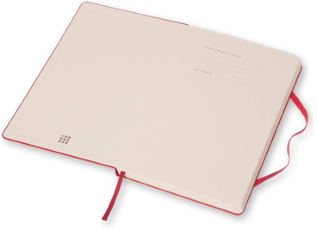 Еженедельник Moleskine CLASSIC WKNT LARGE, A5, красный