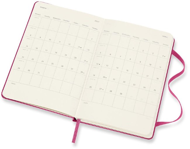 Еженедельник Moleskine CLASSIC WKLY Pocket 90x140мм 144стр. фуксия