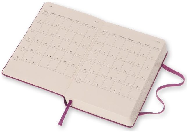 Ежедневник Moleskine CLASSIC DAILY POCKET, A6, фиолетовый