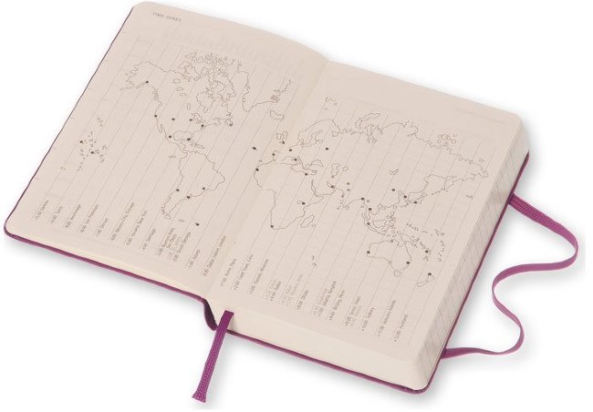 Ежедневник Moleskine CLASSIC DAILY POCKET, A6, фиолетовый