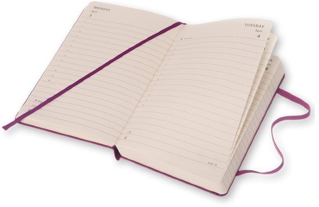 Ежедневник Moleskine CLASSIC DAILY POCKET, A6, фиолетовый