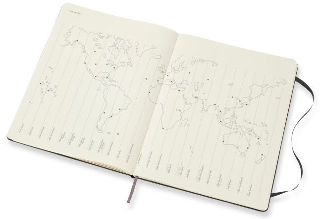 Еженедельник Moleskine CLASSIC WKNT XL, черный