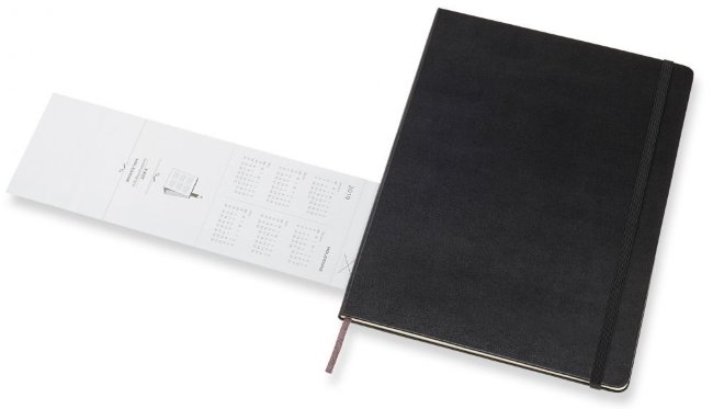 Еженедельник Moleskine CLASSIC WKNT XL, черный