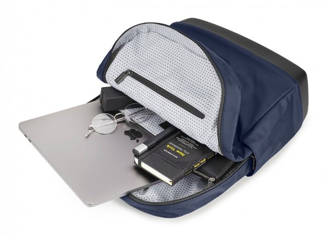 Рюкзак Moleskine The Backpack Ripstop Nylon, темно-синий