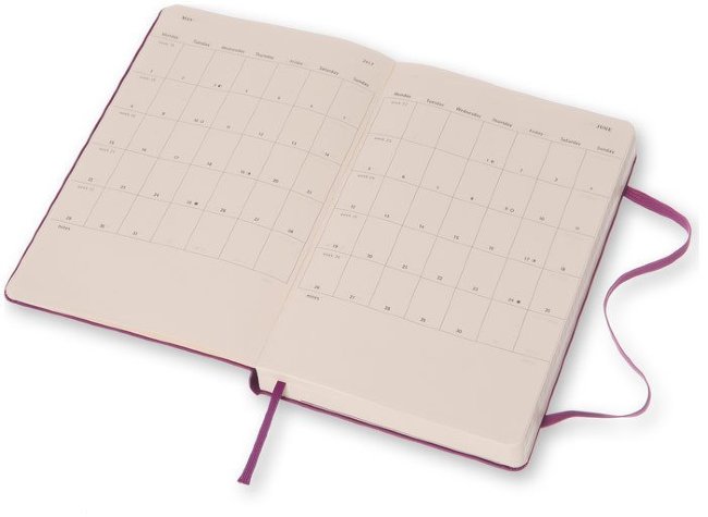 Ежедневник Moleskine CLASSIC DAILY LARGE, A5, фиолетовый