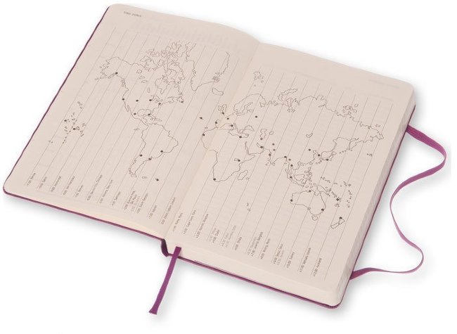 Ежедневник Moleskine CLASSIC DAILY LARGE, A5, фиолетовый