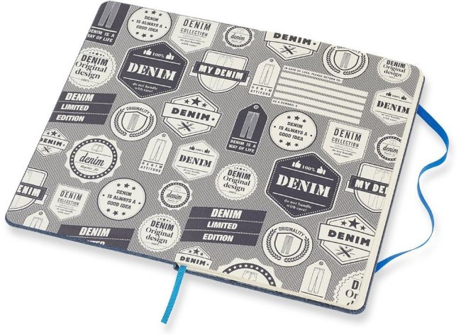 Еженедельник Moleskine Limited Edition DENIM WKNT Large, синий Еженедельник Moleskine Limited Edition DENIM WKNT Large, синий