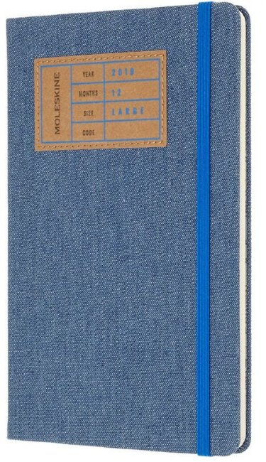 Еженедельник Moleskine Limited Edition DENIM WKNT Large, синий Еженедельник Moleskine Limited Edition DENIM WKNT Large, синий
