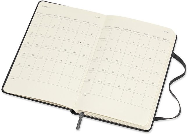 Еженедельник Moleskine CLASSIC WKLY Pocket 90x140мм 144стр. черный Еженедельник Moleskine CLASSIC WKLY Pocket 90x140мм 144стр. черный