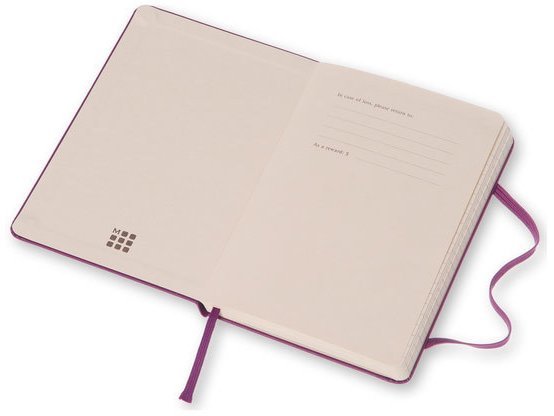 Еженедельник Moleskine CLASSIC WKNT POCKET, A6, фиолетовый