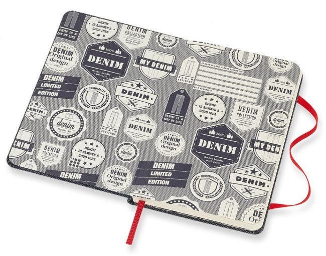 Еженедельник Moleskine Limited Edition DENIM WKNT Pocket, черный Еженедельник Moleskine Limited Edition DENIM WKNT Pocket, черный