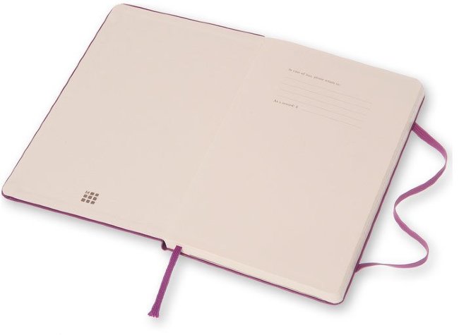 Еженедельник Moleskine CLASSIC WKNT LARGE, A5, фиолетовый