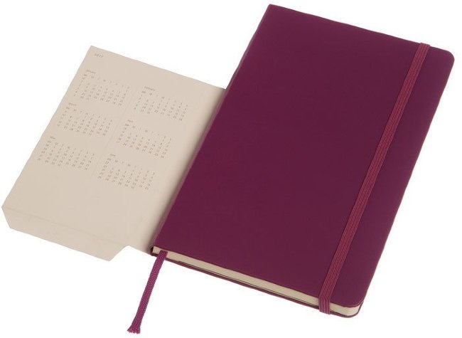 Еженедельник Moleskine CLASSIC WKNT LARGE, A5, фиолетовый