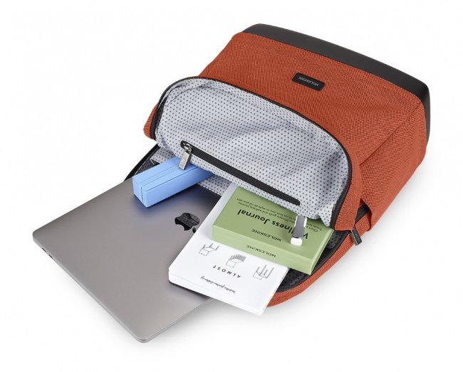 Рюкзак Moleskine The Backpack Canvas, красно-коричневый Рюкзак Moleskine The Backpack Canvas, красно-коричневый