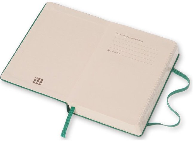 Ежедневник Moleskine CLASSIC DAILY POCKET, A6, малахит