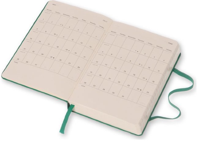 Ежедневник Moleskine CLASSIC DAILY POCKET, A6, малахит