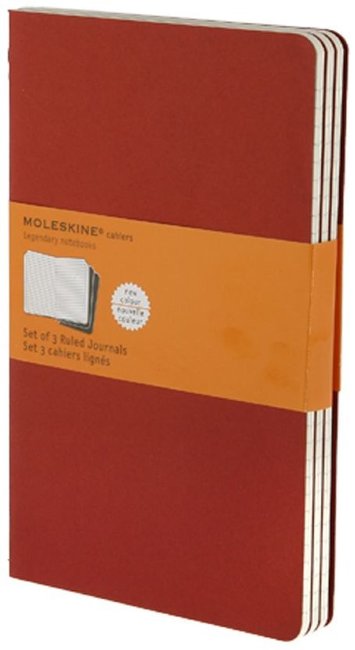 Блокнот Moleskine CAHIER JOURNAL LARGE, линейка, клюквенный (3шт) Блокнот Moleskine CAHIER JOURNAL LARGE, линейка, клюквенный (3шт)