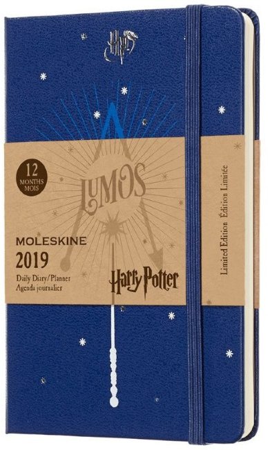 Еженедельник Moleskine Limited Edition HARRY POTTER WKNT Pocket, синий Еженедельник Moleskine Limited Edition HARRY POTTER WKNT Pocket, синий