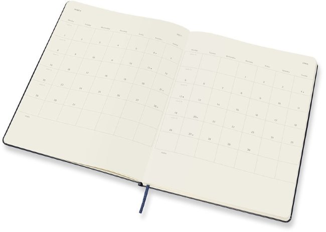 Еженедельник Moleskine CLASSIC WKNT XL 190х250мм 144стр. синий сапфир