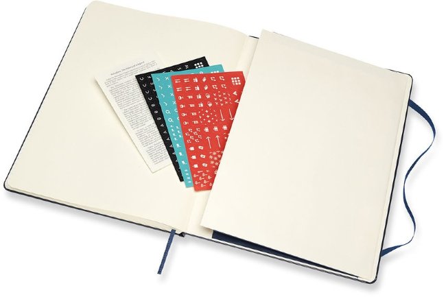 Еженедельник Moleskine CLASSIC WKNT XL 190х250мм 144стр. синий сапфир