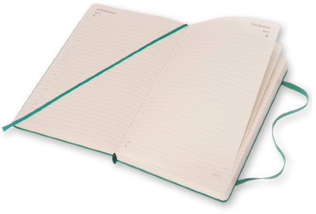 Ежедневник Moleskine CLASSIC DAILY LARGE, A5, зеленый малахит Ежедневник Moleskine CLASSIC DAILY LARGE, A5, зеленый малахит