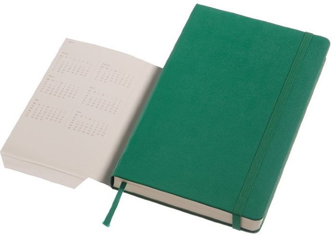 Ежедневник Moleskine CLASSIC DAILY LARGE, A5, зеленый малахит Ежедневник Moleskine CLASSIC DAILY LARGE, A5, зеленый малахит