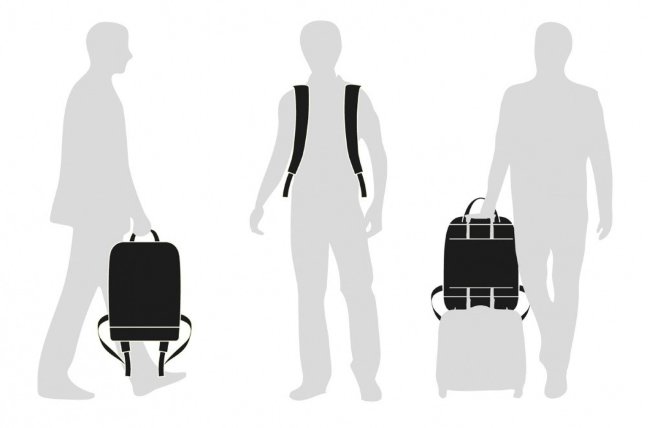 Рюкзак Moleskine Classic, 32x42x11 см, черный