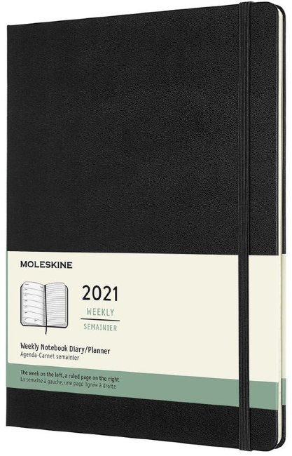 Еженедельник Moleskine CLASSIC WKNT XL 190х250мм 144стр. черный