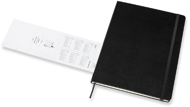 Еженедельник Moleskine CLASSIC WKNT XL 190х250мм 144стр. черный