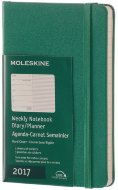 Еженедельник Moleskine CLASSIC WKNT POCKET, A6, зеленый малахит