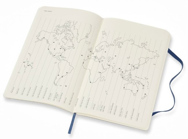 Еженедельник Moleskine CLASSIC SOFT WKNT Large, синий сапфир