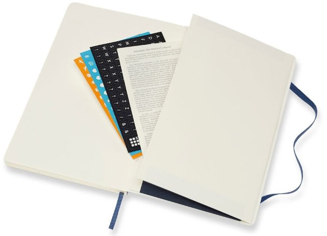 Еженедельник Moleskine CLASSIC SOFT WKNT Large, синий сапфир