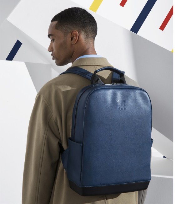 Рюкзак Moleskine Classic 32x42x11 см, синий сапфир