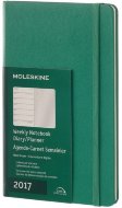 Еженедельник Moleskine CLASSIC WKNT LARGE, A5, зеленый малахит