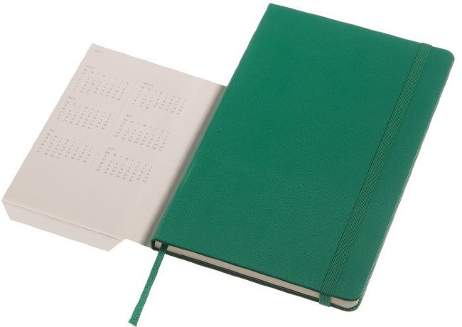 Еженедельник Moleskine CLASSIC WKNT LARGE, A5, зеленый малахит