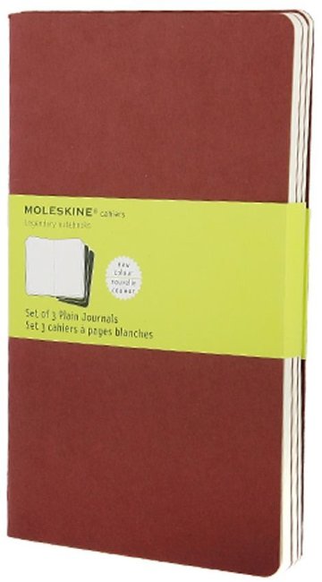 Блокнот Moleskine CAHIER JOURNAL LARGE, нелинованный, клюквенный (3шт) Блокнот Moleskine CAHIER JOURNAL LARGE, нелинованный, клюквенный (3шт)