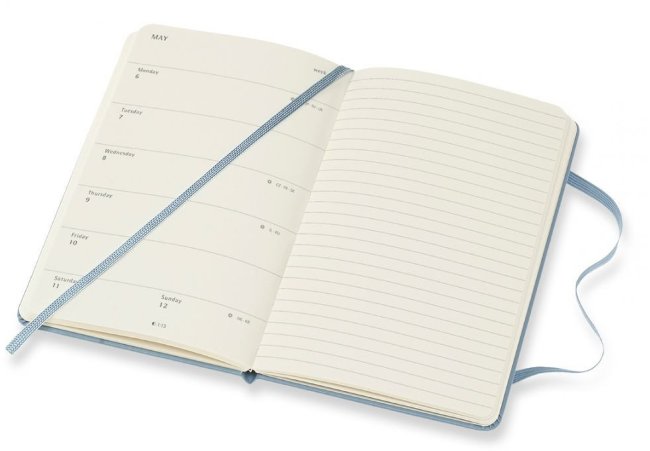 Еженедельник Moleskine CLASSIC WKNT Pocket, синий пепел