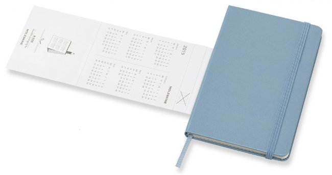 Еженедельник Moleskine CLASSIC WKNT Pocket, синий пепел