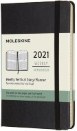 Еженедельник Moleskine CLASSIC WKLY VERTICAL Pocket 90x140мм 144стр. черный