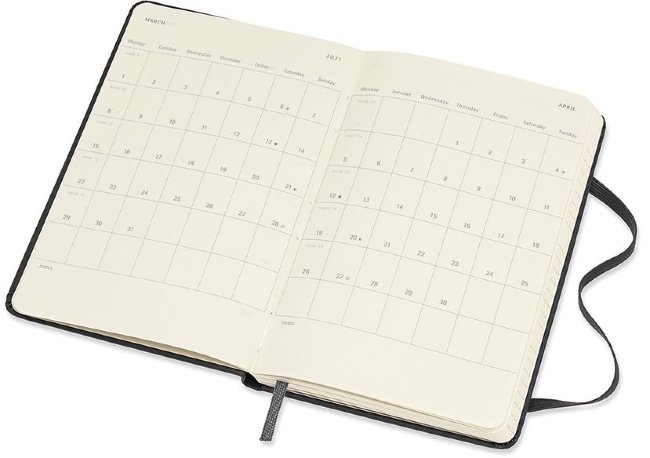 Еженедельник Moleskine CLASSIC WKLY VERTICAL Pocket 90x140мм 144стр. черный Еженедельник Moleskine CLASSIC WKLY VERTICAL Pocket 90x140мм 144стр. черный