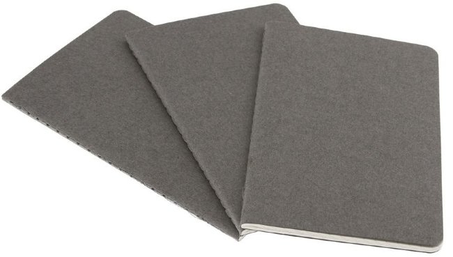 Блокнот Moleskine CAHIER JOURNAL LARGE, нелинованный, серый (3шт) Блокнот Moleskine CAHIER JOURNAL LARGE, нелинованный, серый (3шт)